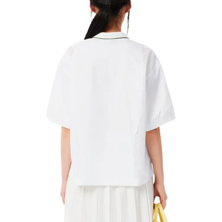 LACOSTE SS25 Polo Shirt Women's White-2