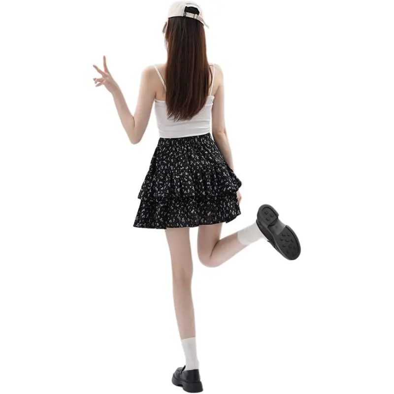 Mu Xiao Xin Casual Short Skirts Women's-1