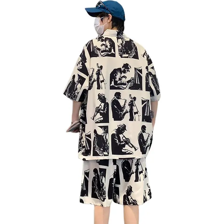 Fakeyoung Shirt Matching Set Unisex-6