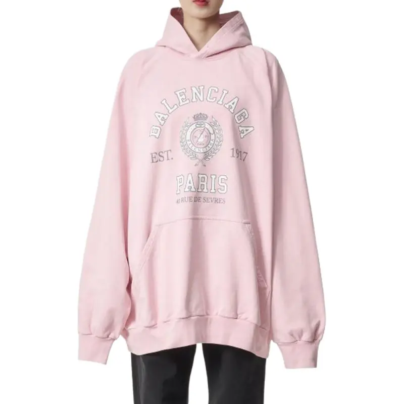 Balenciaga Hoodie 'Faded Pink'-2