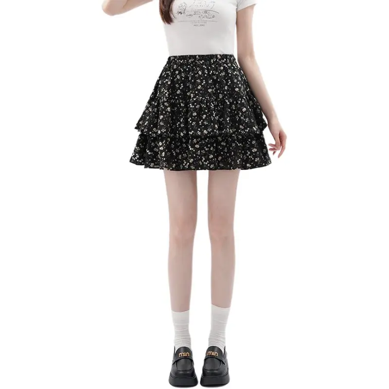 Mu Xiao Xin Casual Short Skirts Women's-2