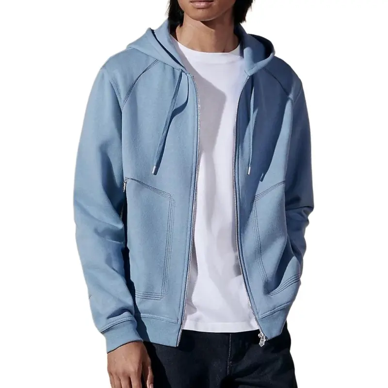 HERMES SS24 Knitwear Men's Light Gray Blue-2