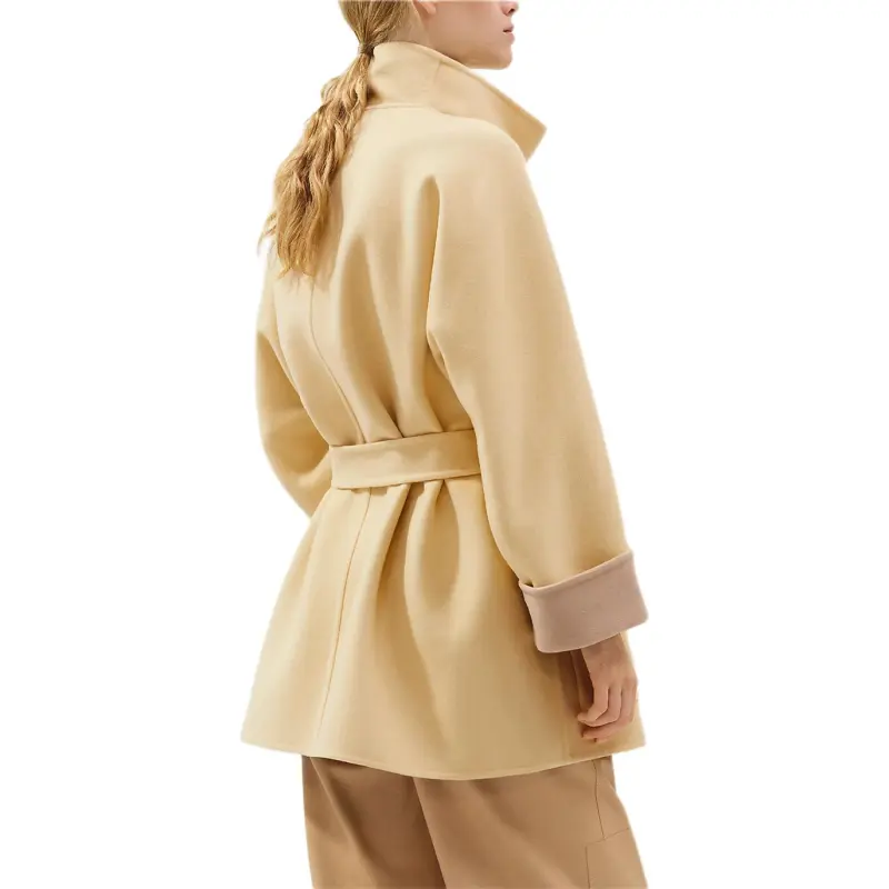 HERMES Coat Women's Aurora Yellow-1