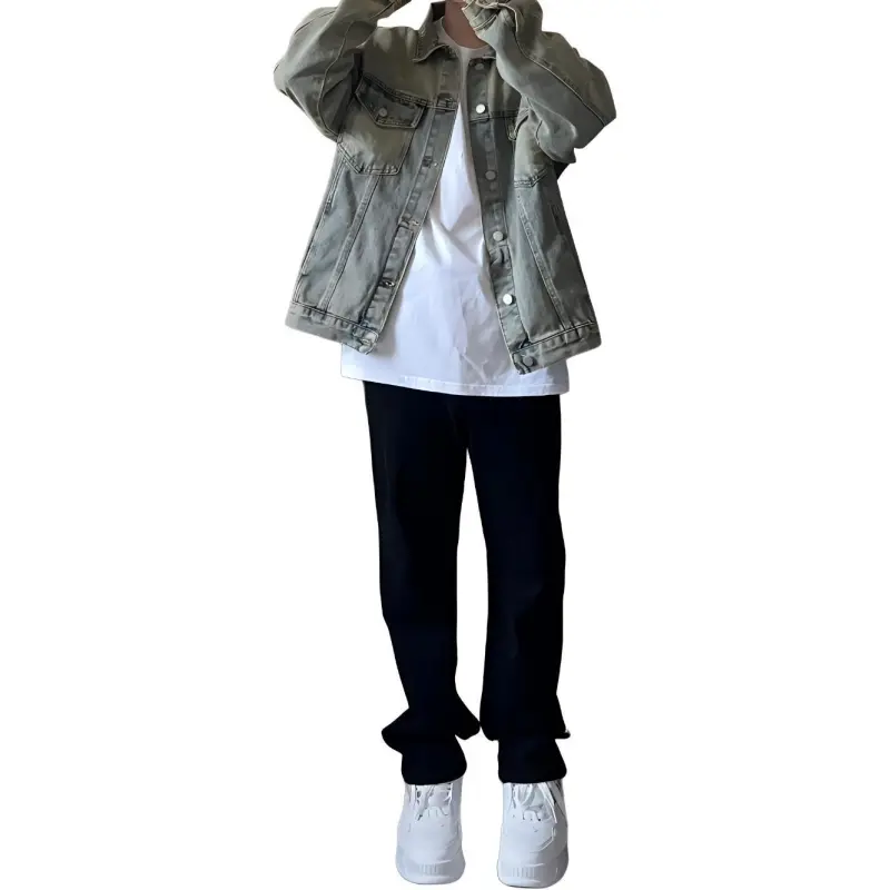 KVIV Denim Jacket Unisex Yellow Mud-5