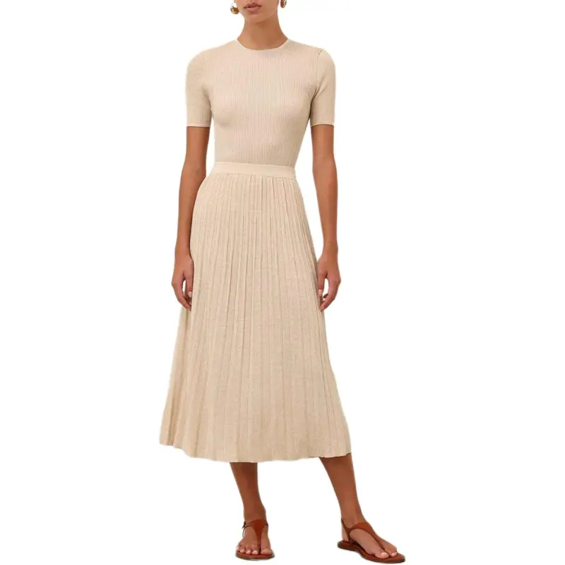 Zimmermann SS25 Summer Swimsuit Collection T Shirt Women's Cream-2