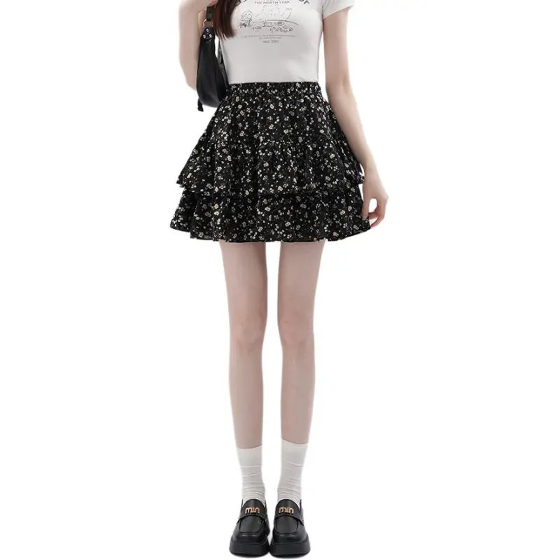 Mu Xiao Xin Casual Short Skirts Women's-3
