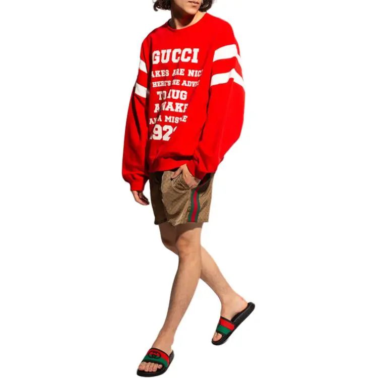 GUCCI SS21 Sweatshirt Men's Red-3