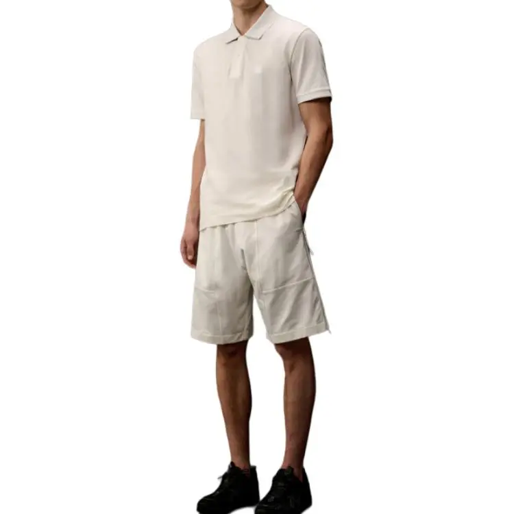 C.P.Company Casual Shorts Men's Gauze White-3