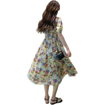 TEME Short Sleeved Dress Women's Floral