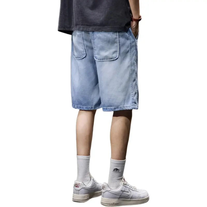 BUYDAUL Denim Shorts Men-3