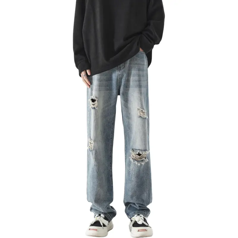 UPZCY Jeans Unisex Vintage Blue-1