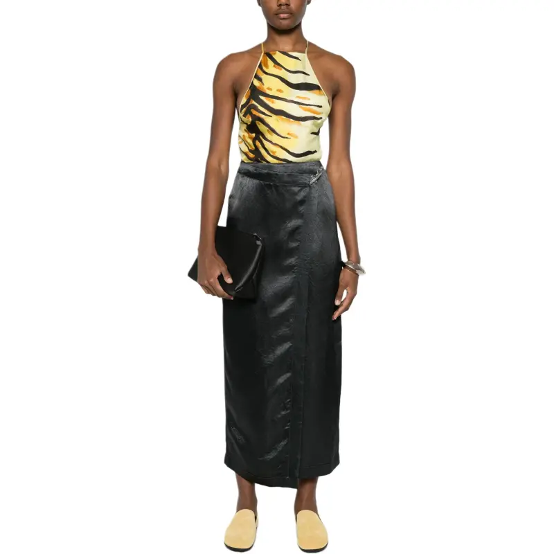 NANUSHKA Wrap Midi Skirt-1