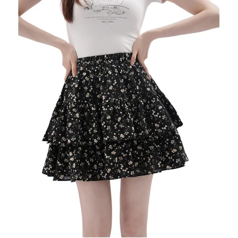 Mu Xiao Xin Casual Short Skirts Women's-4