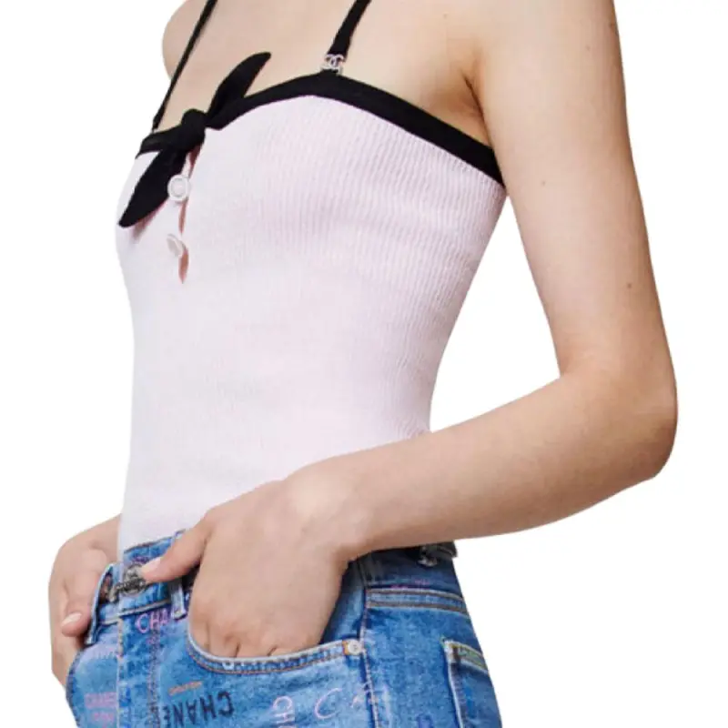 CHANEL SS22 Camisole Women's Pink-3