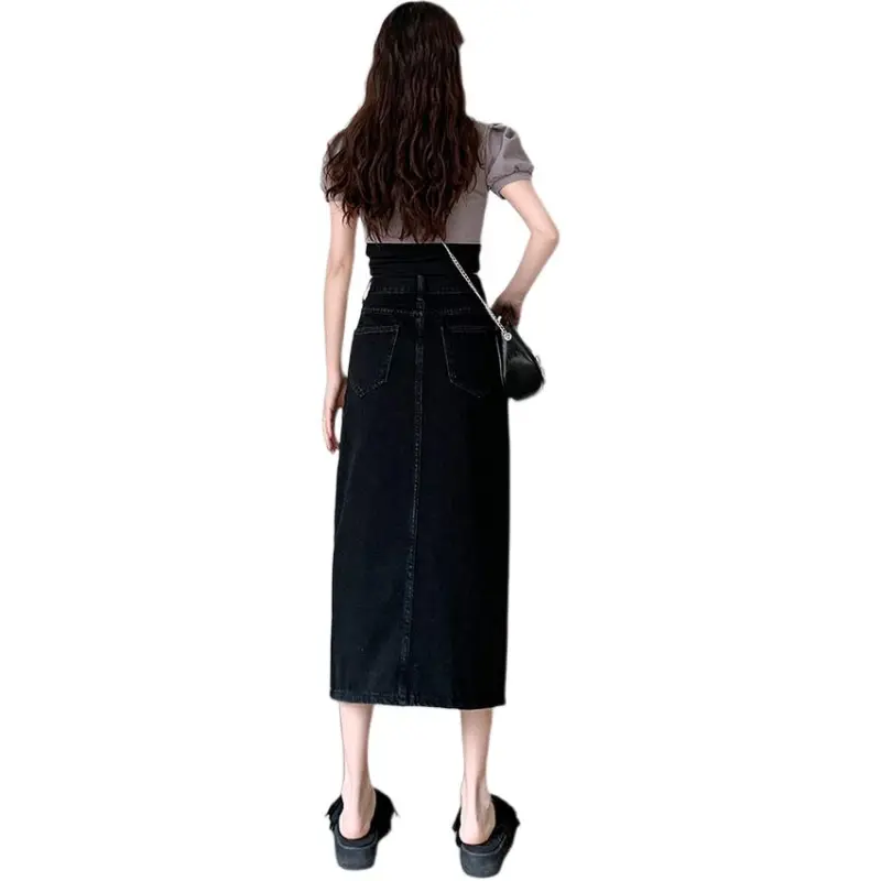 GOSO Denim Long Skirts Women's-2