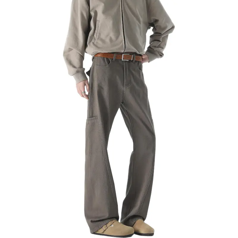 FONDLOOK Jeans Unisex Coffee-2