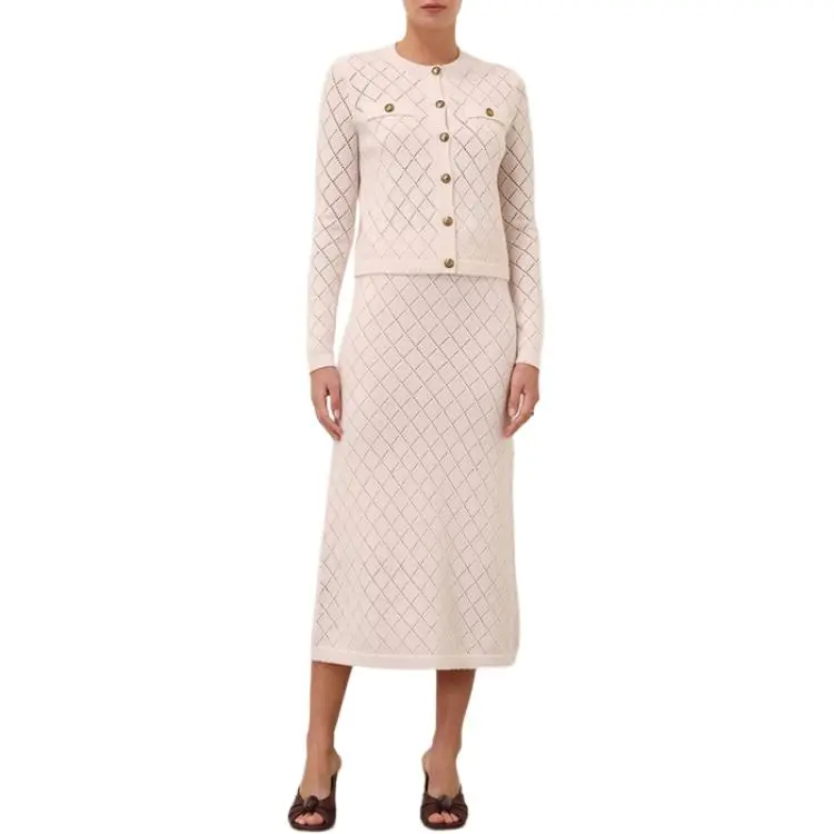 Zimmermann Illustration Pointelle Skirt-1