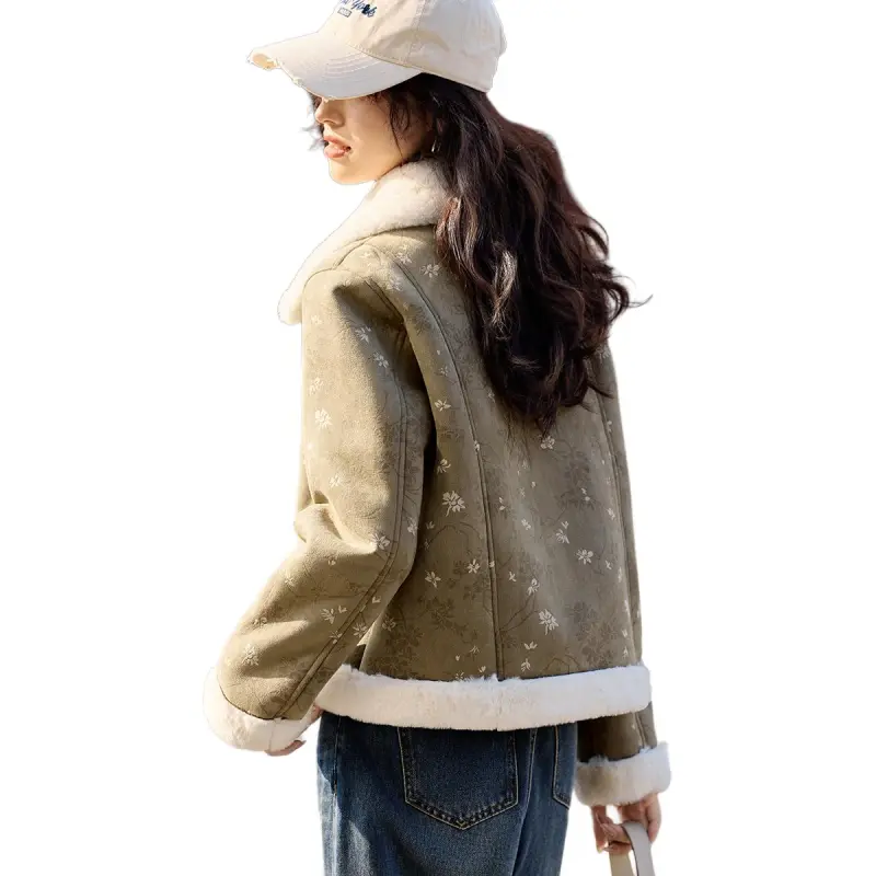 Mo Han Yi Mei Jackets Coats Women's Green-3