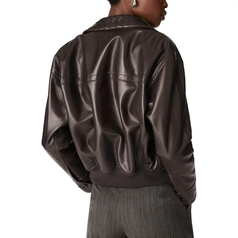 Bottega Veneta SS25 Leather Jacket Women's Gummies-1