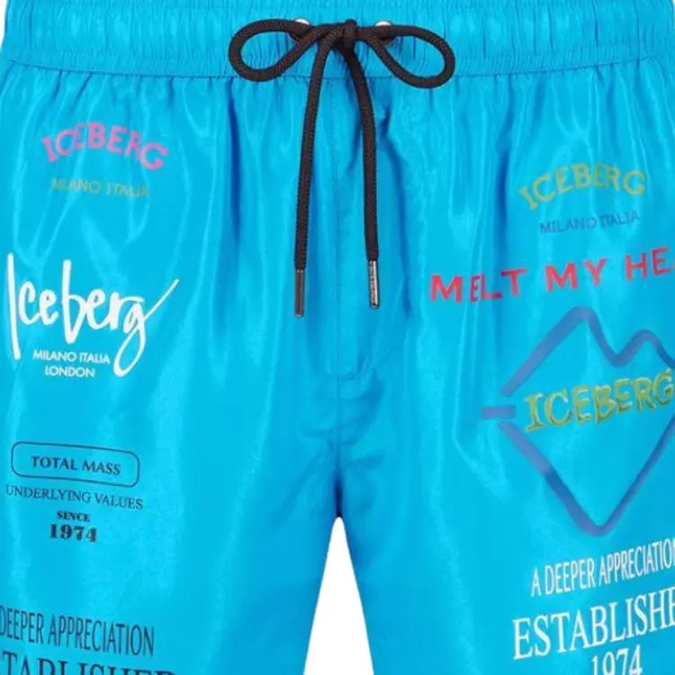 Iceberg Swimming Shorts Men's Blue-5