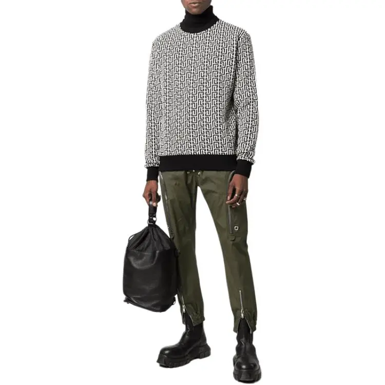 BALMAIN FW21 Sweater Men's Black-1