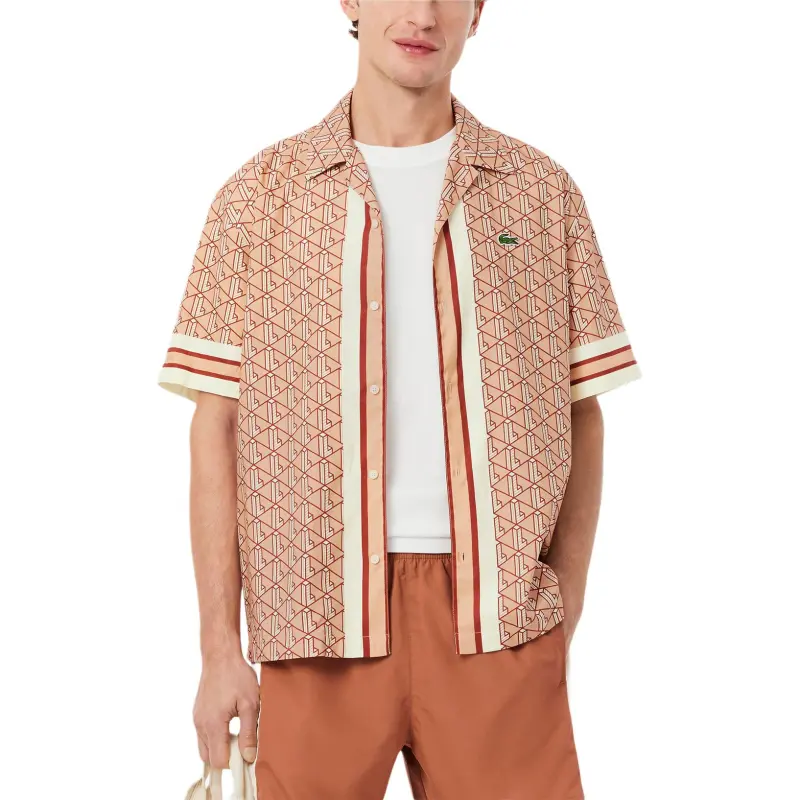 LACOSTE Monogram pattern Shirt-8