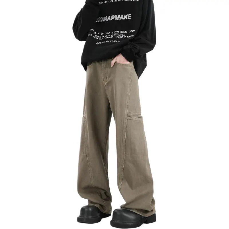 GROGNAK Jeans Unisex Coffee-1