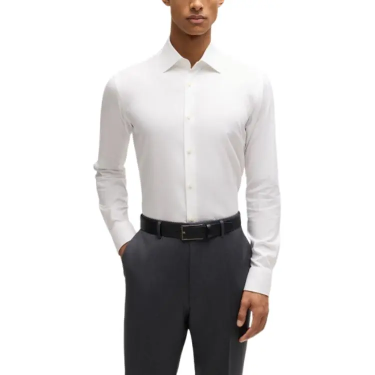 HUGO BOSS Shirts Men White-1