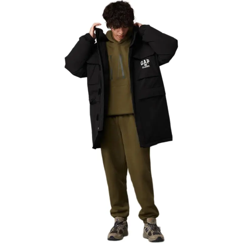 GAP Down Jacket Men's Army Green-4
