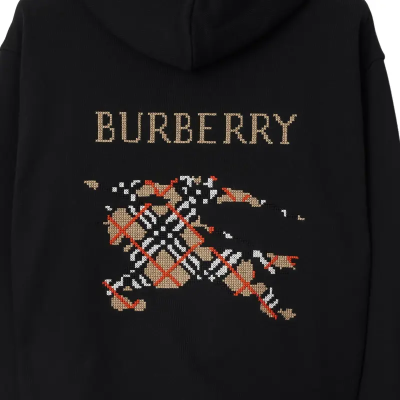 Burberry Equestrian Knight stitch Hoodie-4
