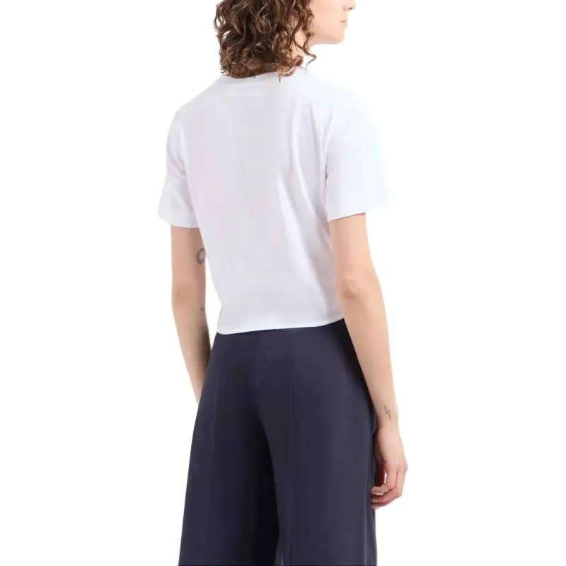 EMPORIO ARMANI Lightweight Jersey T shirt With Knot-2