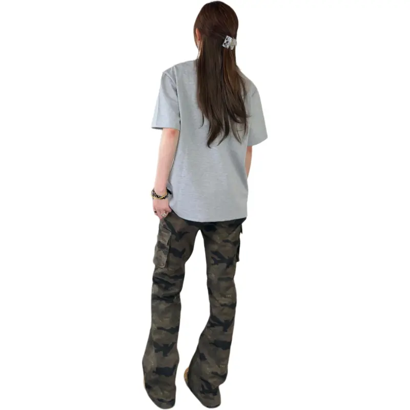 DUATOGE T Shirts Men Gray -1