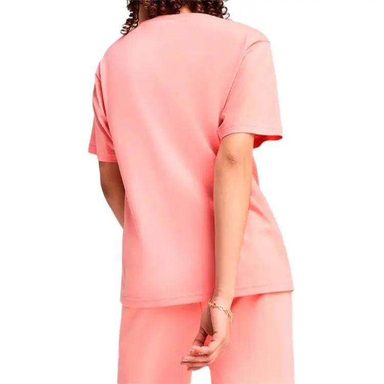 PUMA GRAPHICSRELAXED T Shirt Women's Pink-3