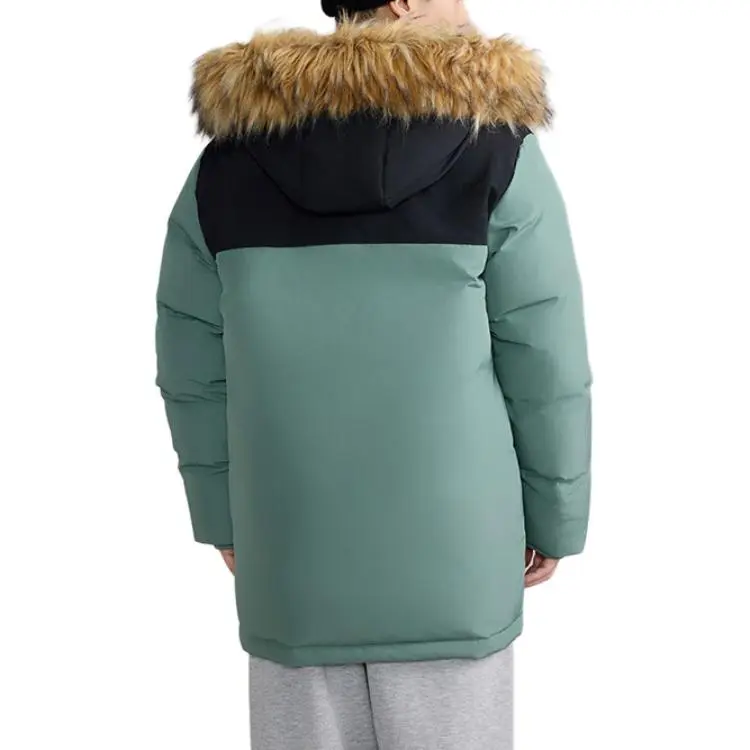 New Balance Warm WITH Down Jacket Men's Green-3