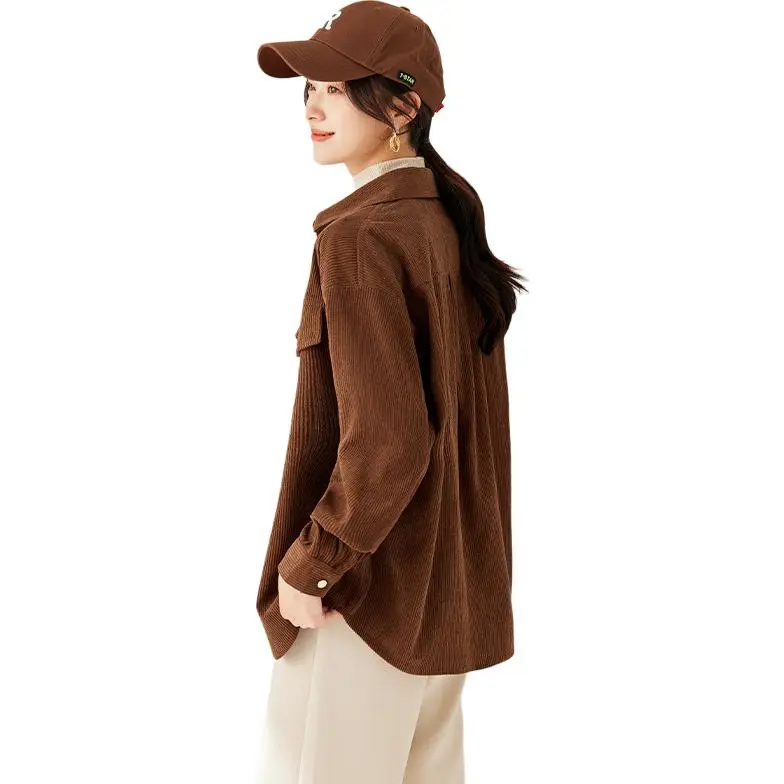 La Chapelle Shirt Women's Coffee-1
