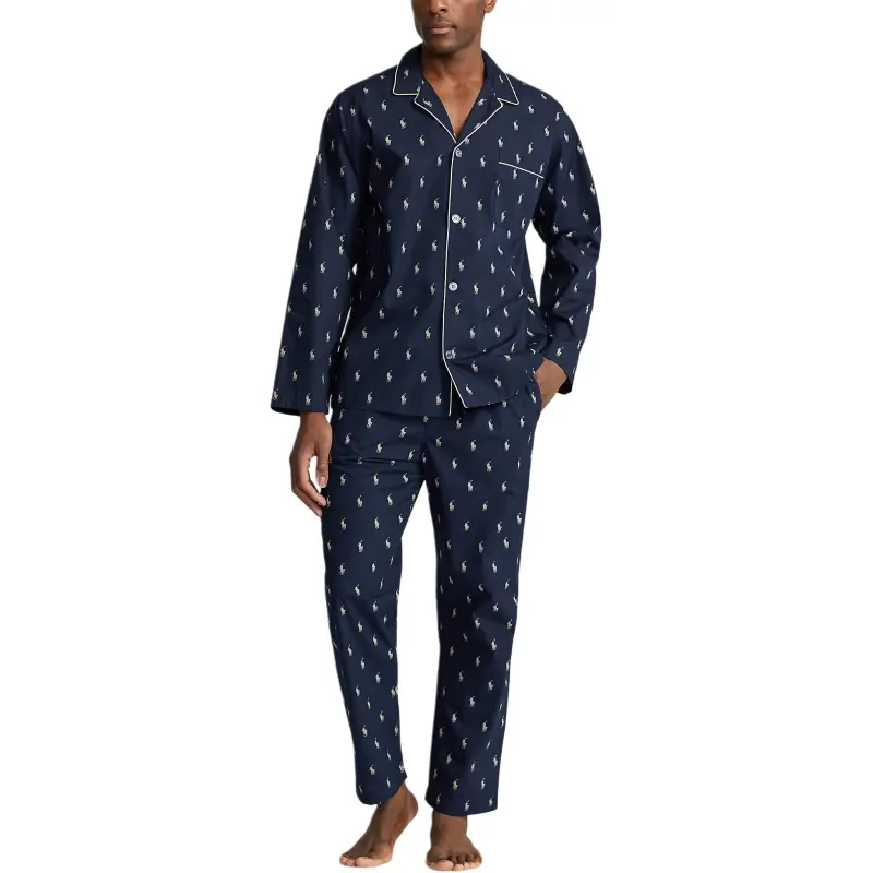Polo Ralph Lauren Pajama Top Men's Marine Blue-3
