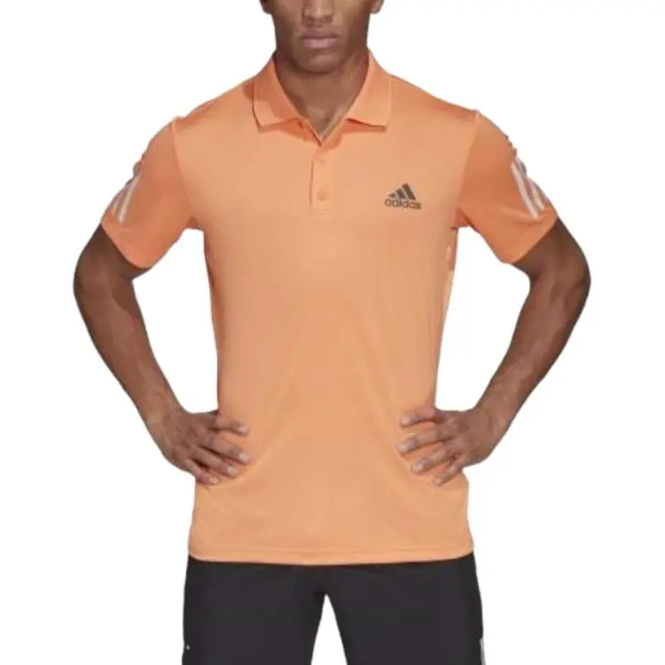 Adidas 3 Stripes CLUB Tennis Top Men's Amber/Gray-1
