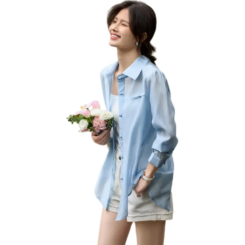 XWI SS24 Shirt Women's Ice Blue-4