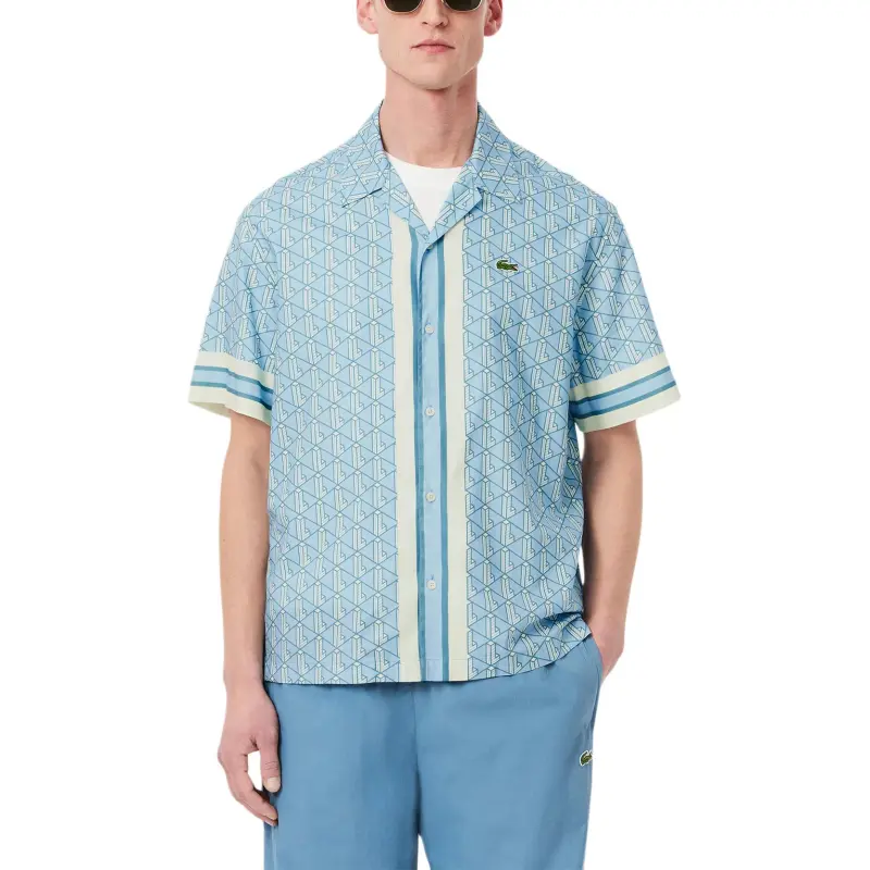 LACOSTE Monogram pattern Shirt-4