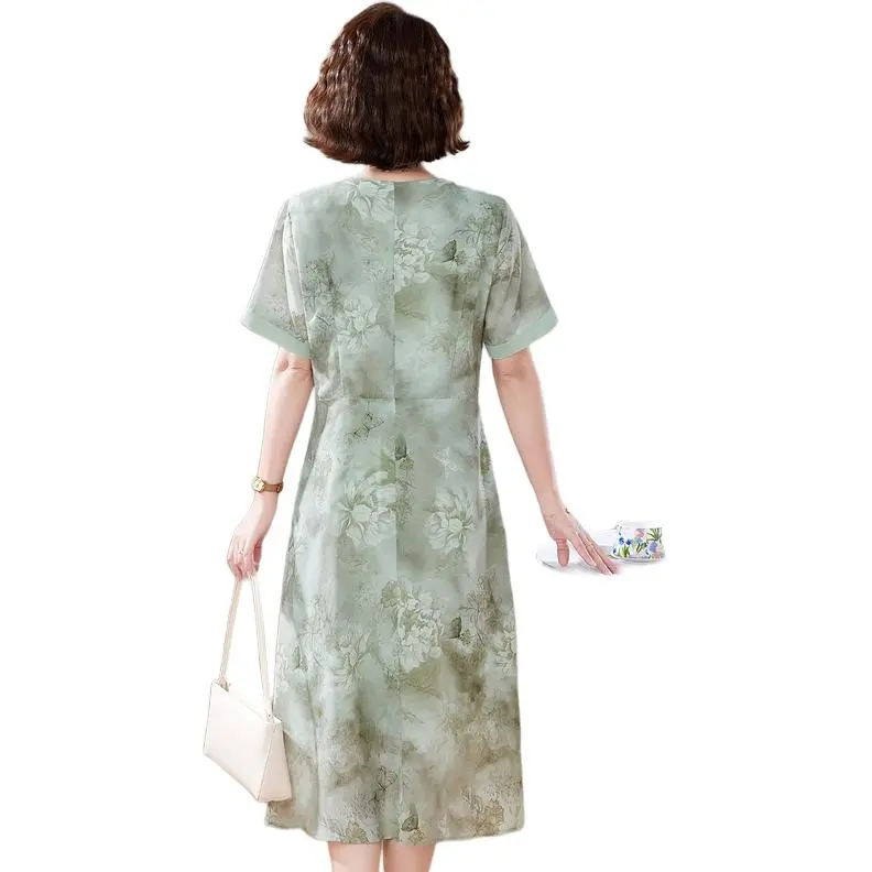 PIERRE CARDIN Short Sleeved Dress Women's Green-0
