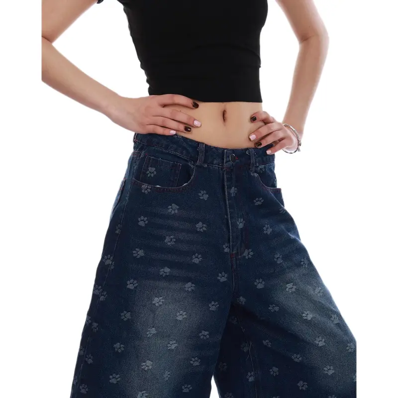 VINMUK Denim Shorts Unisex Dark Blue-7