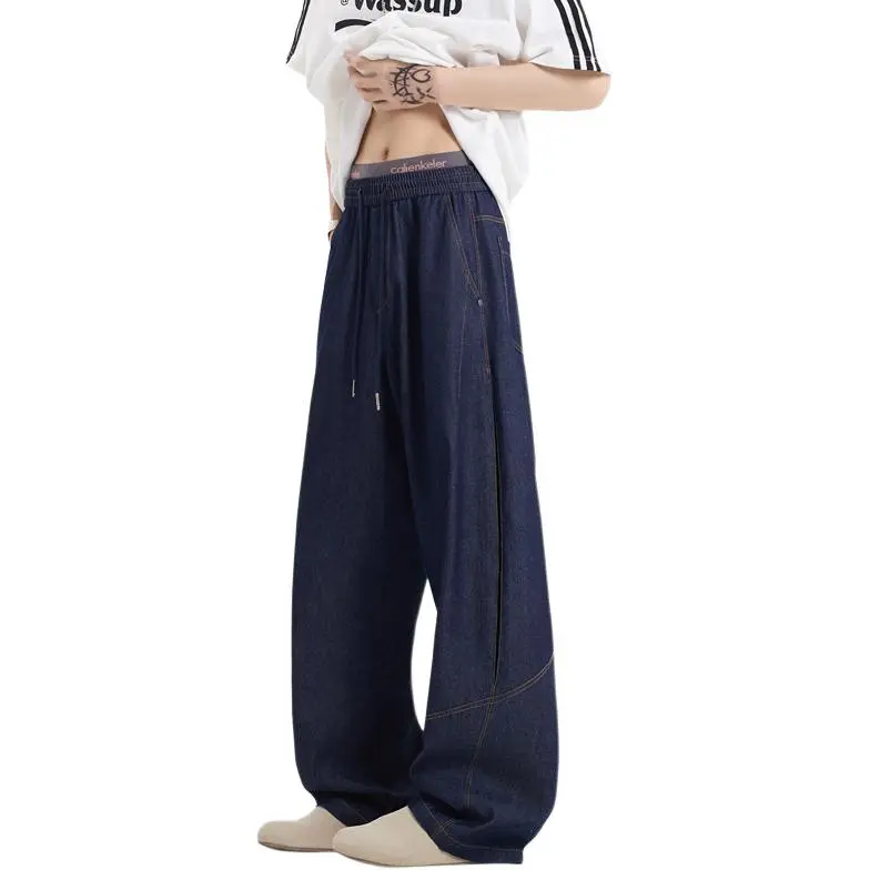 PANDA ADEVIL Jeans Unisex Denim Blue-2