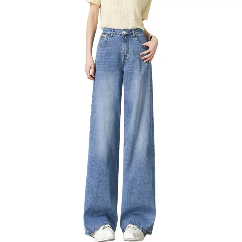 Weixi Jeans Women's Jade Sea Blue-5