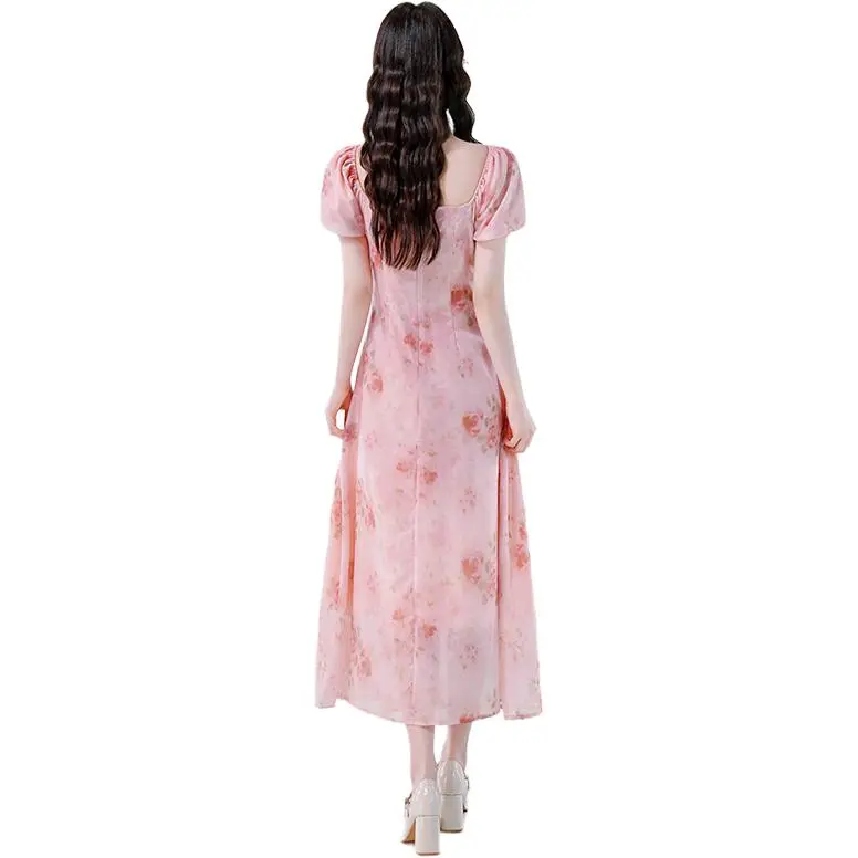 Garbege Short Sleeved Dress Women's-1