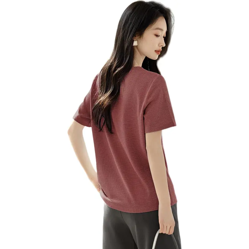 XWI T Shirts Women's Berry Plum-2