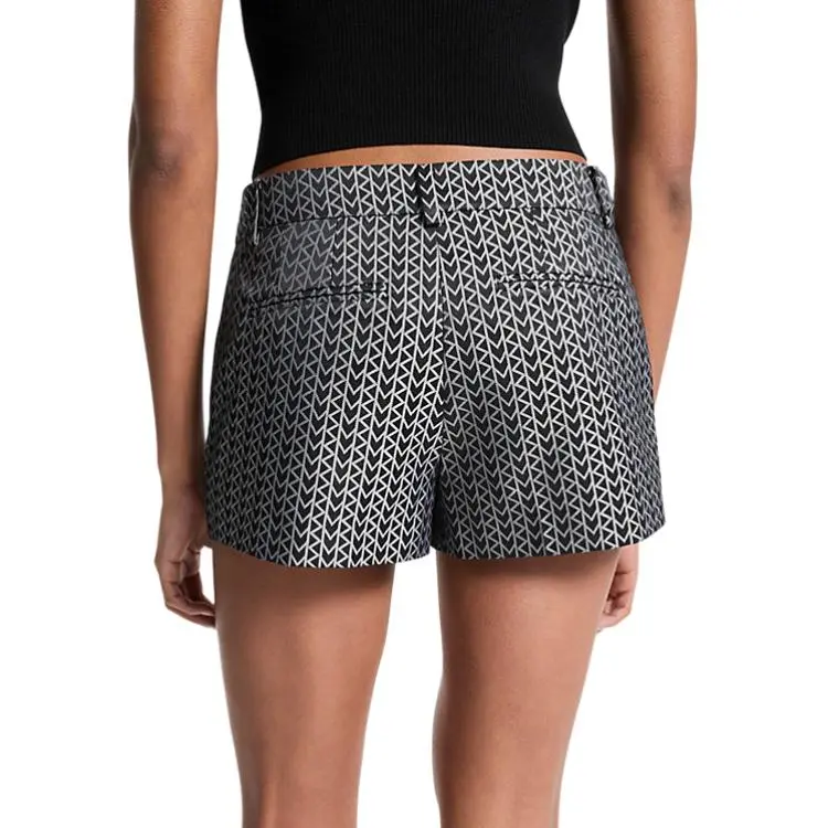 MICHAEL KORS Casual Shorts Women's Black White-2