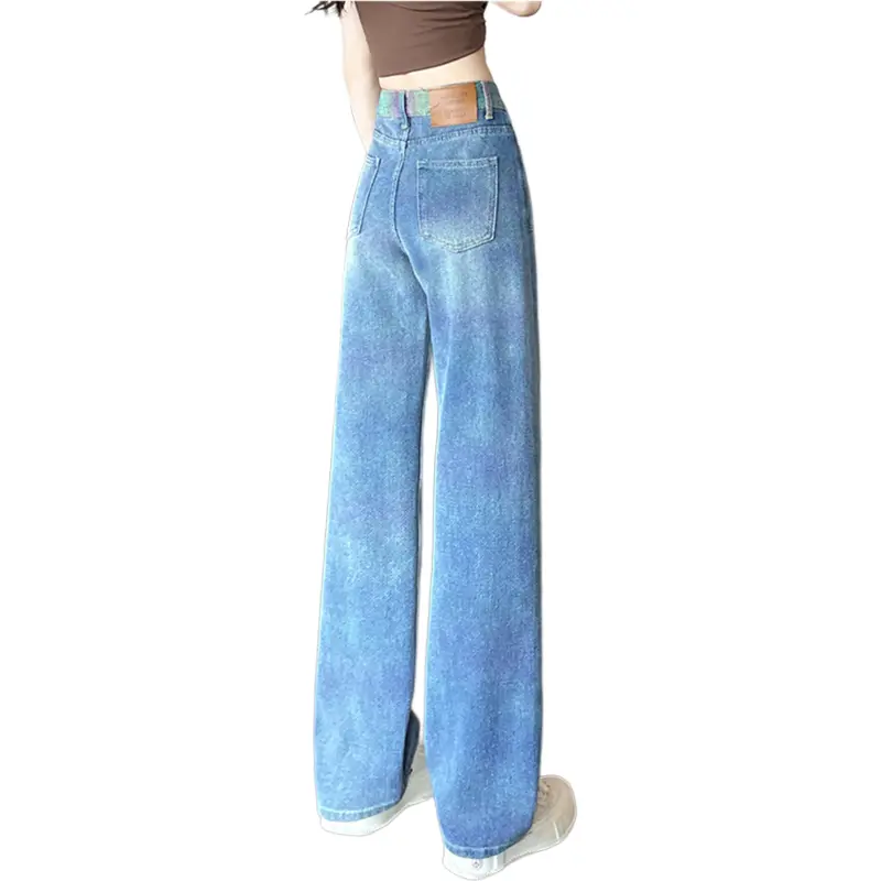 Mu Xiao Xin Jeans Women's Vintage Blue-6