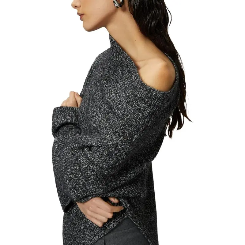 PINKO High Neck Long Sleeves Knit Sweater-4