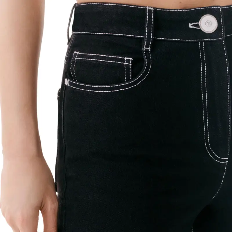 CHANEL Jeans Women's Black-2