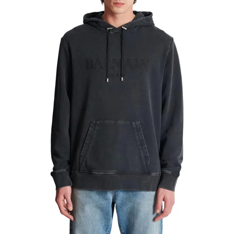 BALMAIN Sweatshirts Men Gray-1